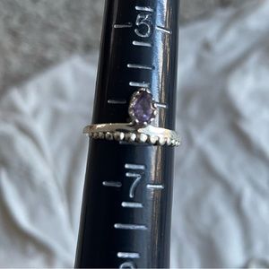 Sterling Silver Amethyst Ring